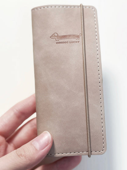 Lucky the Dachshund Mini Binder Notebook– M2.5 Pocket Cutie Journal