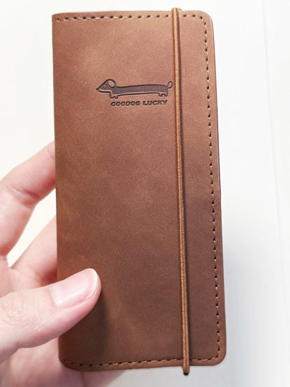 Lucky the Dachshund Mini Binder Notebook– M2.5 Pocket Cutie Journal