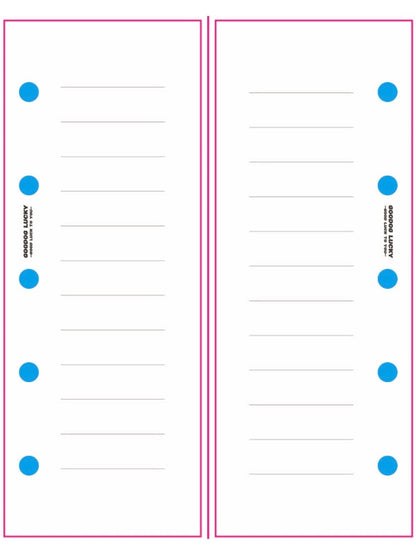 Lucky the Dachshund Mini Binder Notebook– M2.5 Pocket Cutie Journal