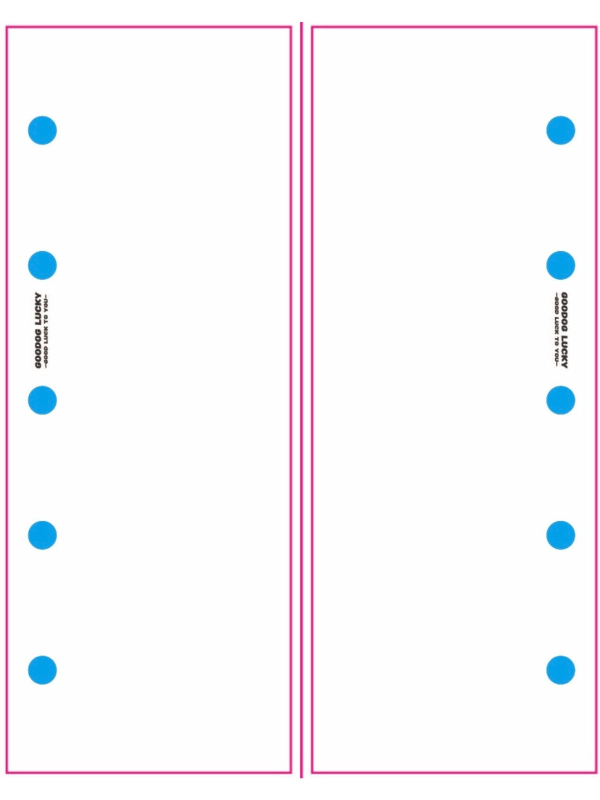 Lucky the Dachshund Mini Binder Notebook– M2.5 Pocket Cutie Journal