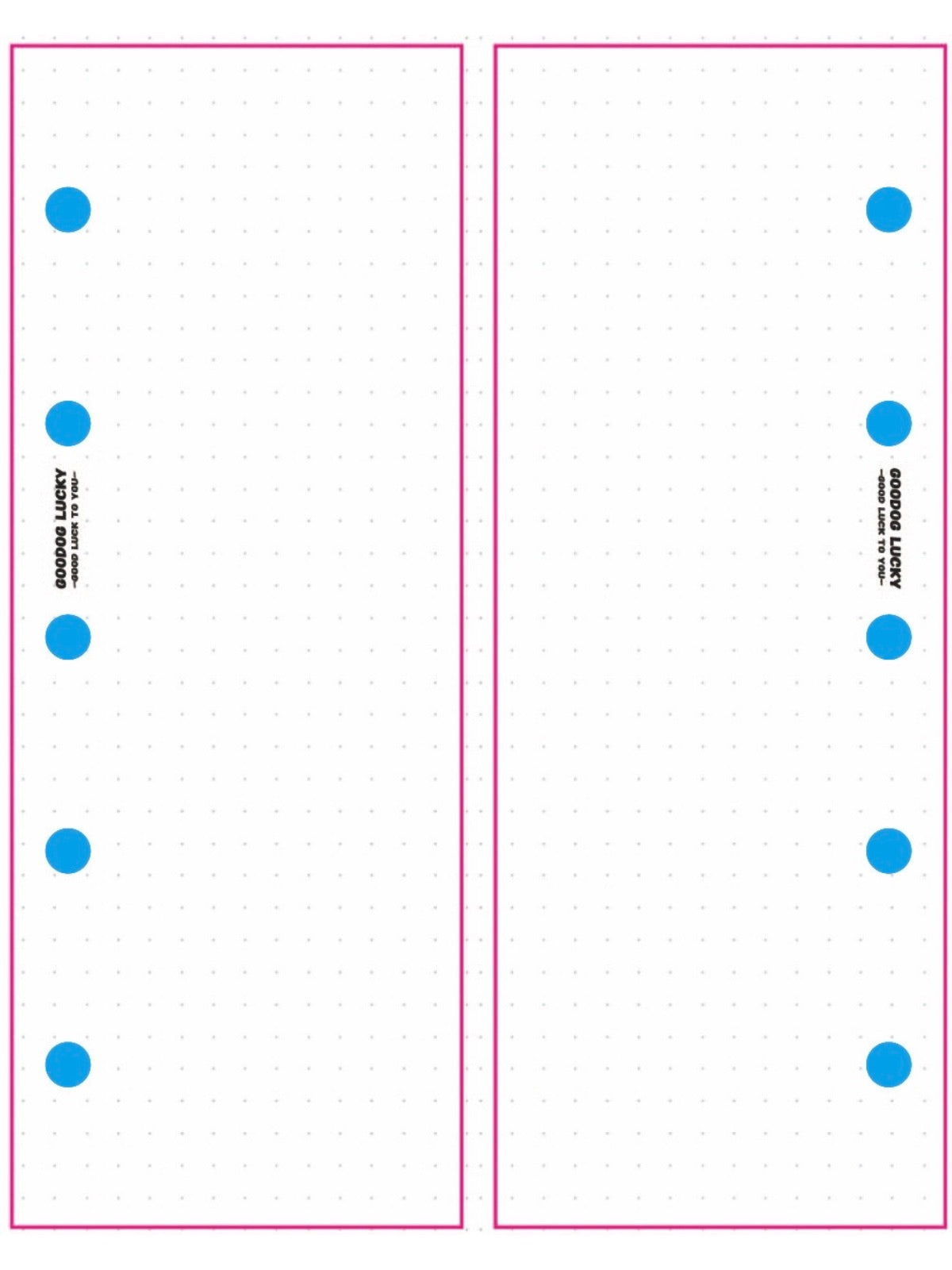 Lucky the Dachshund Mini Binder Notebook– M2.5 Pocket Cutie Journal