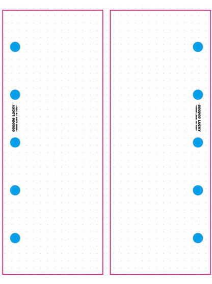 Lucky the Dachshund Mini Binder Notebook– M2.5 Pocket Cutie Journal