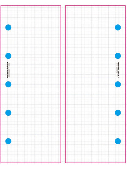 Lucky the Dachshund Mini Binder Notebook– M2.5 Pocket Cutie Journal