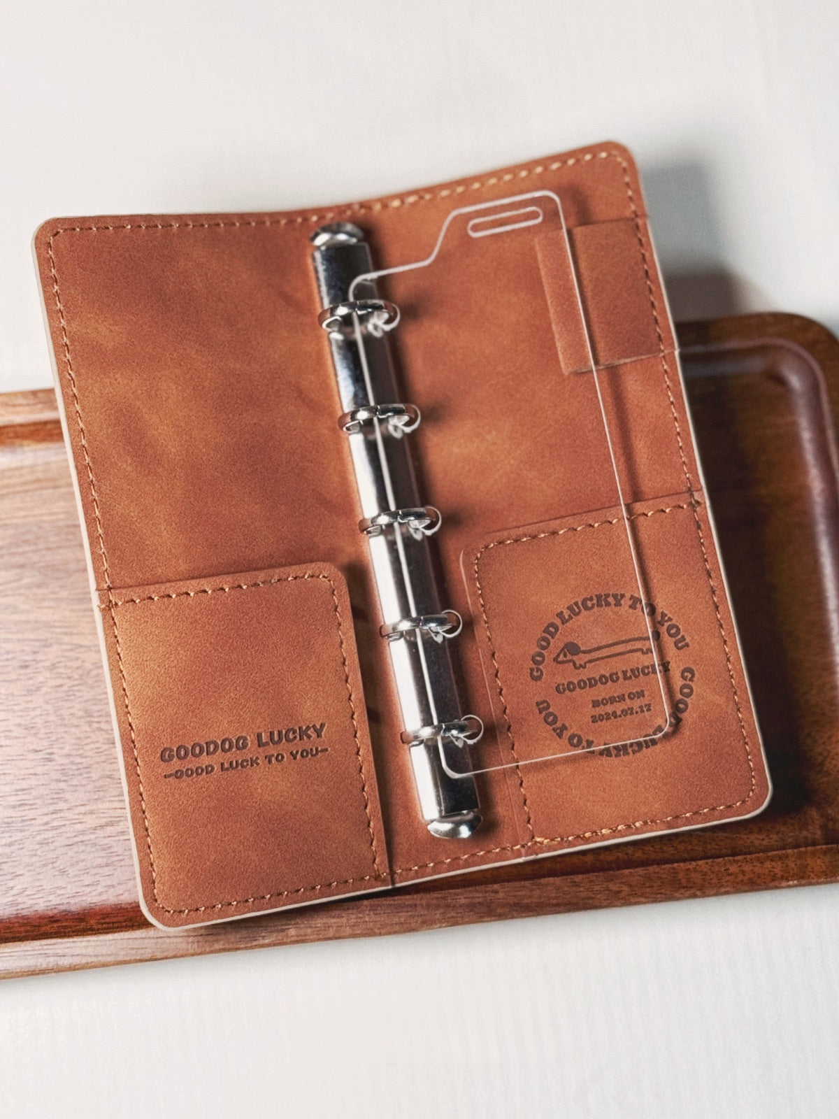 Lucky the Dachshund Mini Binder Notebook– M2.5 Pocket Cutie Journal