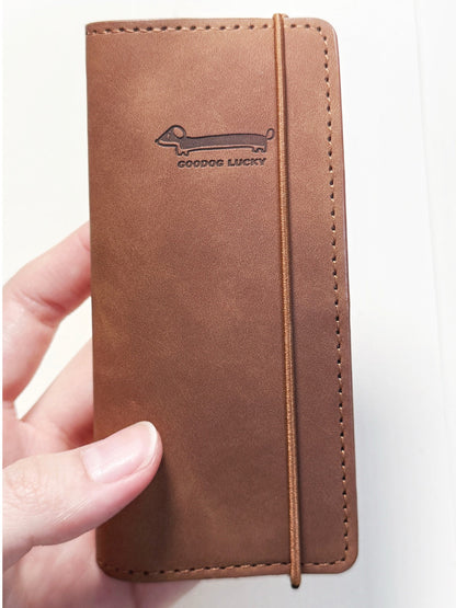 Lucky the Dachshund Mini Binder Notebook– M2.5 Pocket Cutie Journal