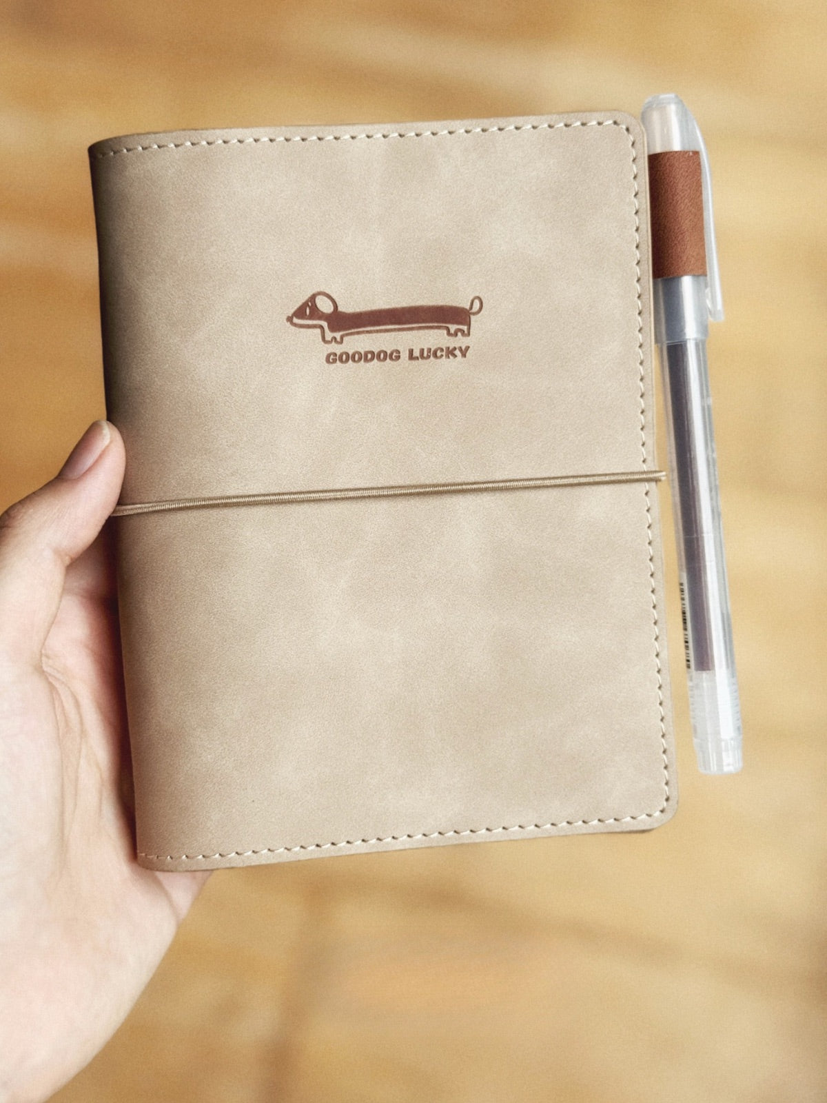 Lucky the Dachshund Mini Binder Notebook– M2.5 Pocket Cutie Journal