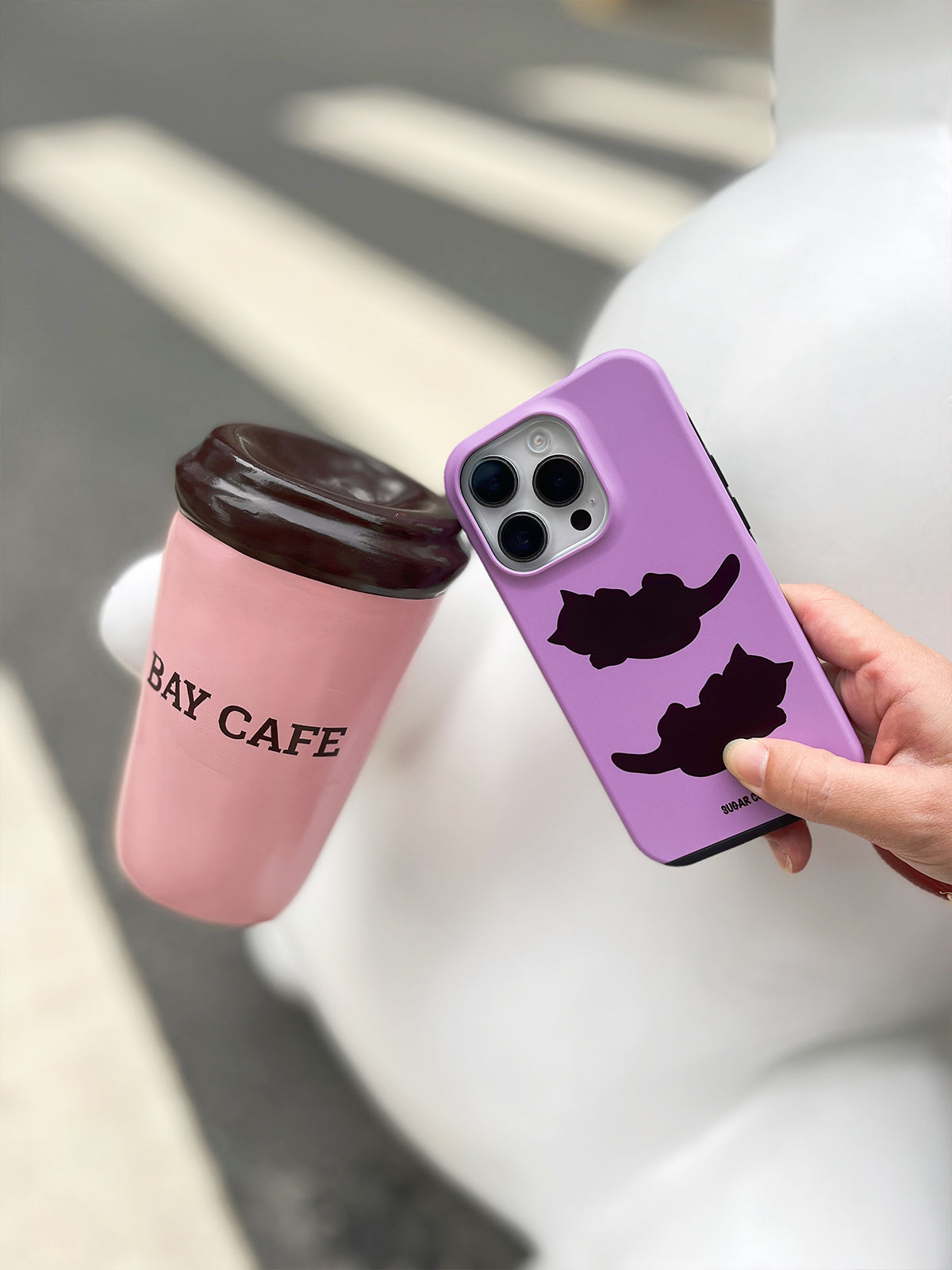 Meow Double Layer Film Shell Phone Case