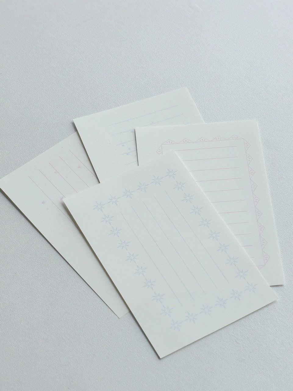 Star & Snowflake M5/A7 Notepaper/Refill Pages – 8 Sheets