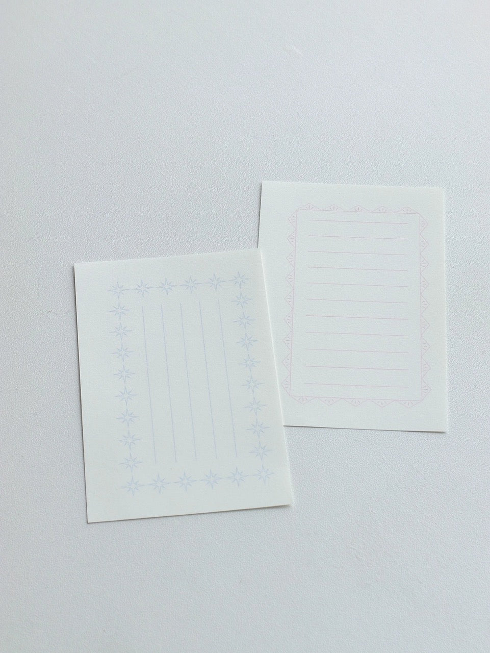 Star & Snowflake M5/A7 Notepaper/Refill Pages – 8 Sheets