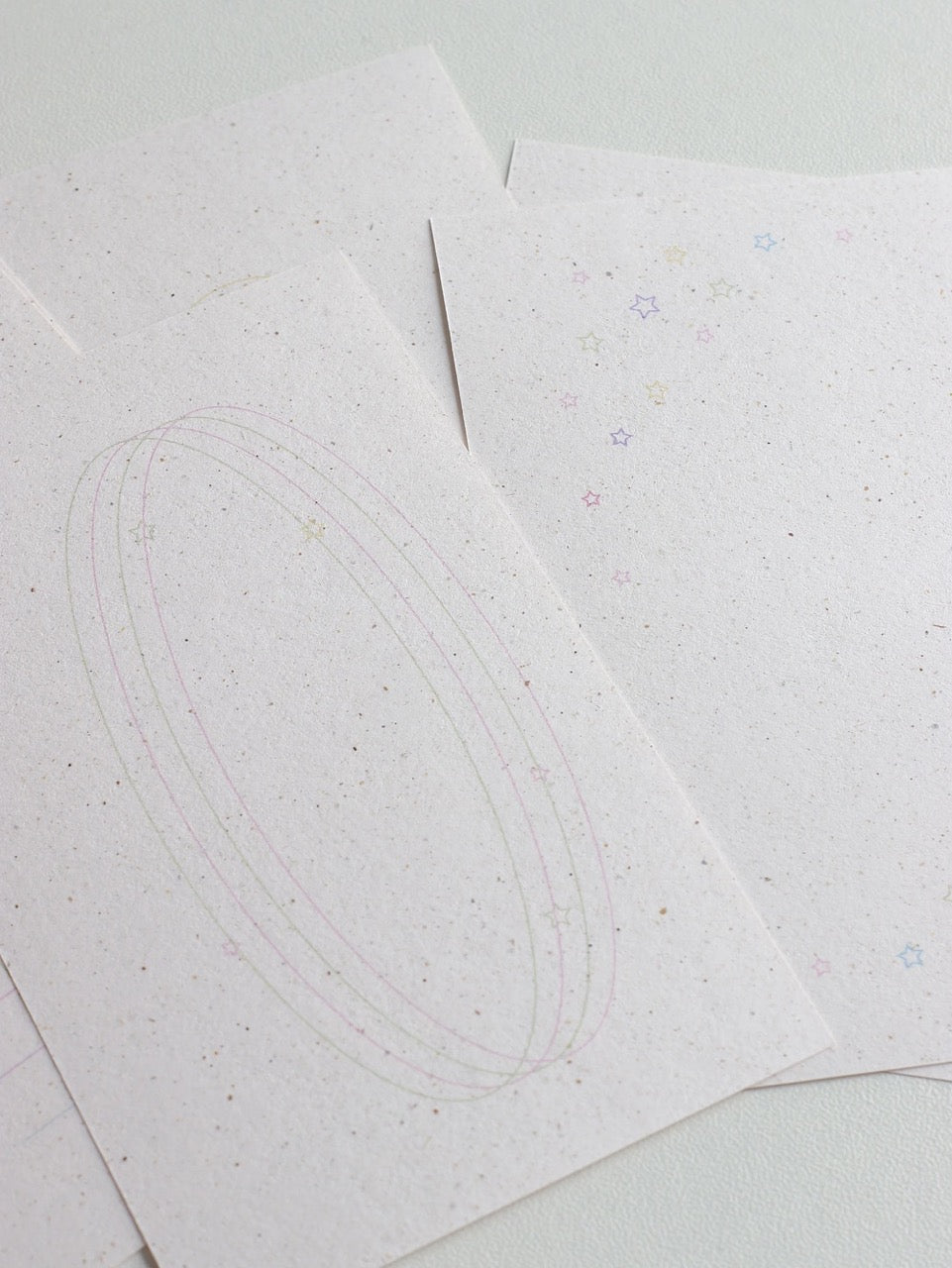 Minimalist Star M5 Notepaper/M5 Refill Pages – 8 Sheets