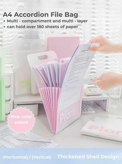 NOUS A4 Accordion File Folder