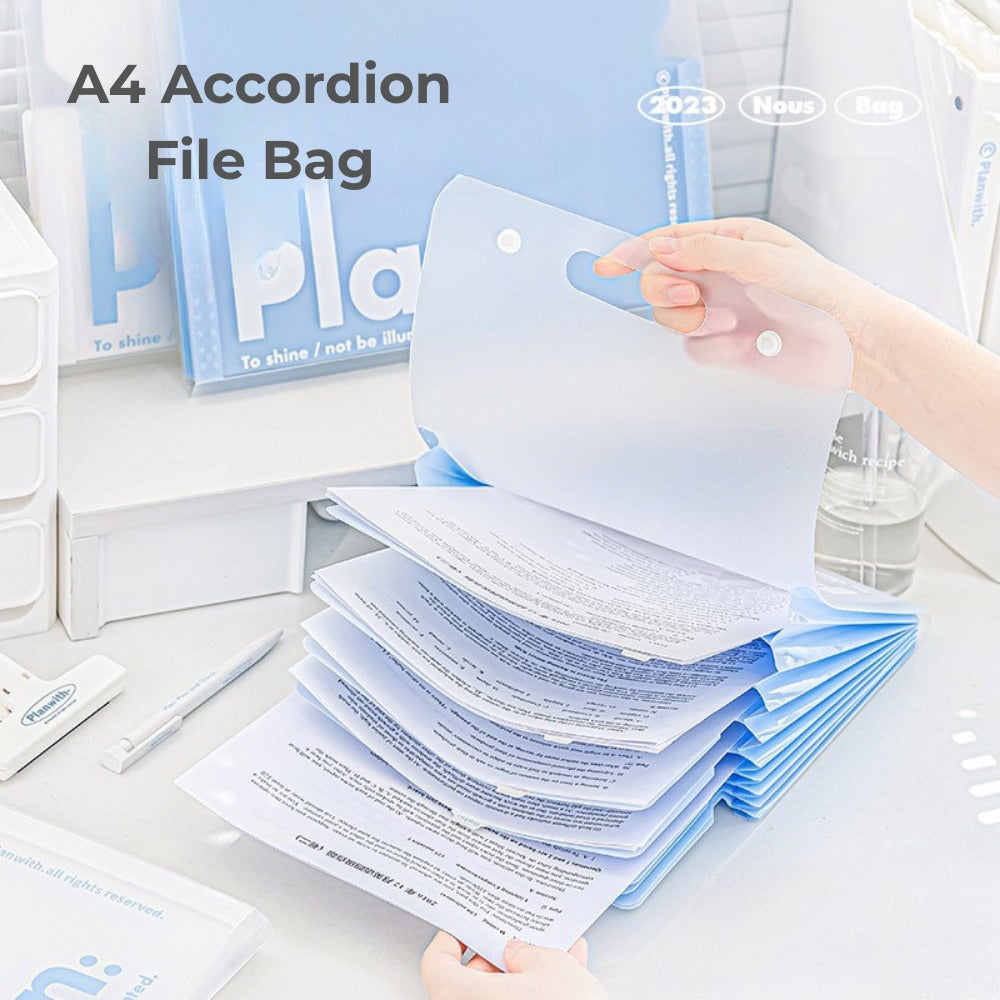 NOUS A4 Accordion File Folder