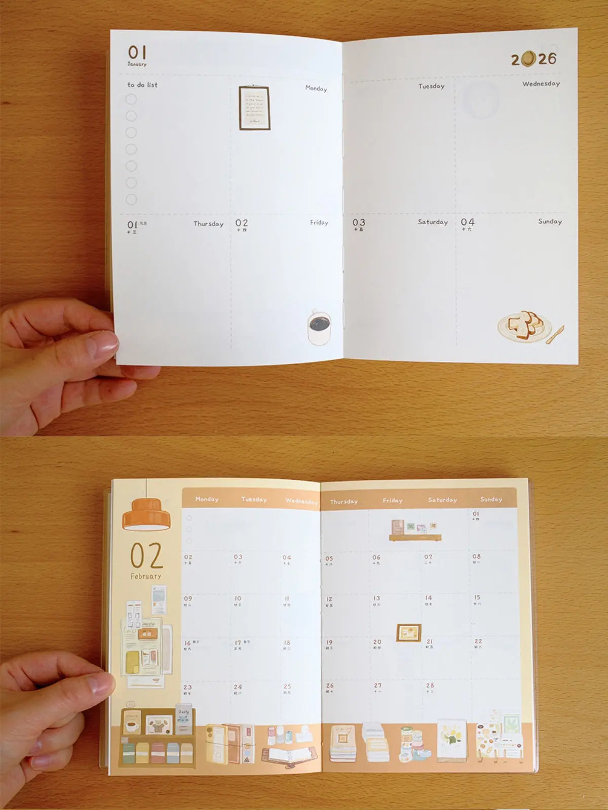 Original 2026 Beautiful Life B6 Illustrated Planner ChicChoi