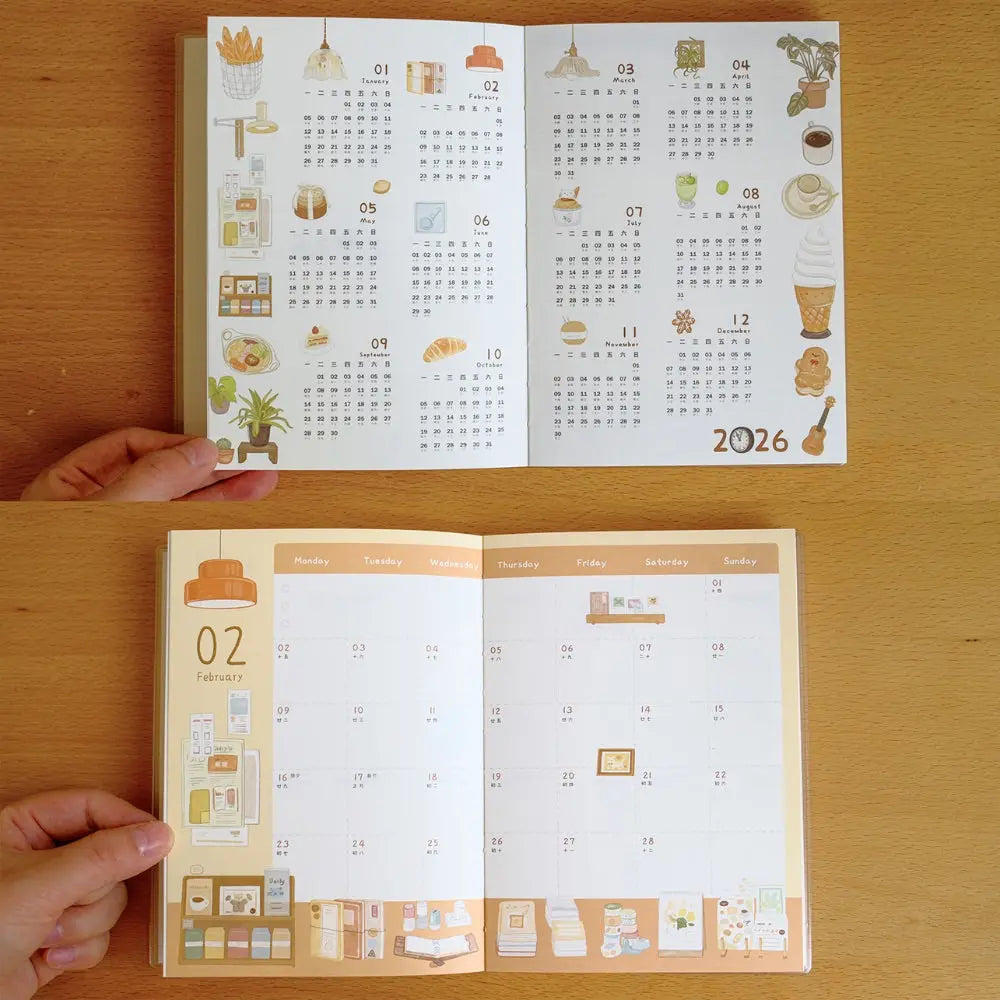 Original 2026 Beautiful Life B6 Illustrated Planner ChicChoi