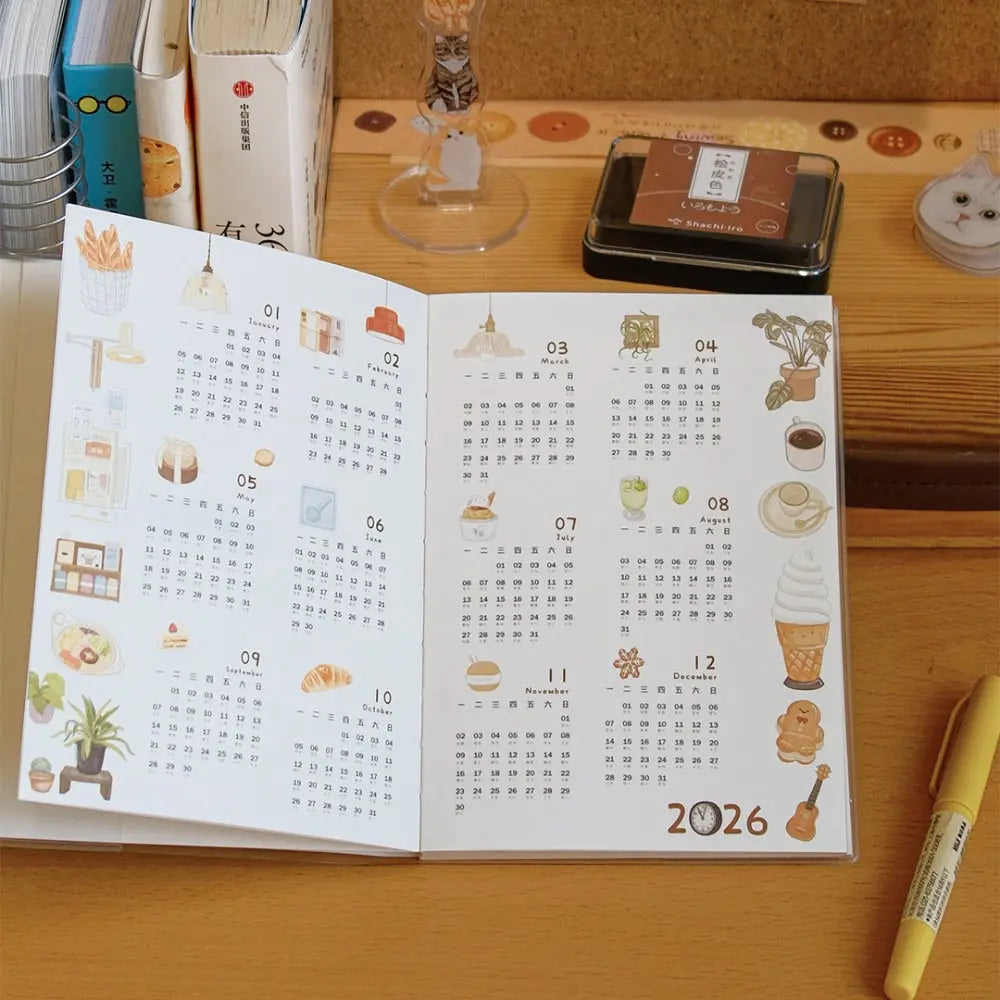 Original 2026 Beautiful Life B6 Illustrated Planner ChicChoi