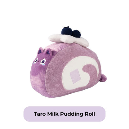 Original Creamy Swiss Roll Cat Plush Pillow