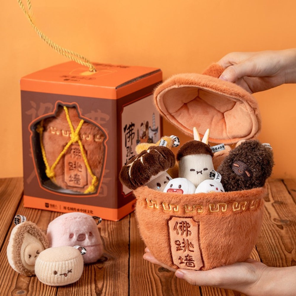 Original Fo Tiao Qiang Plush Charm Set