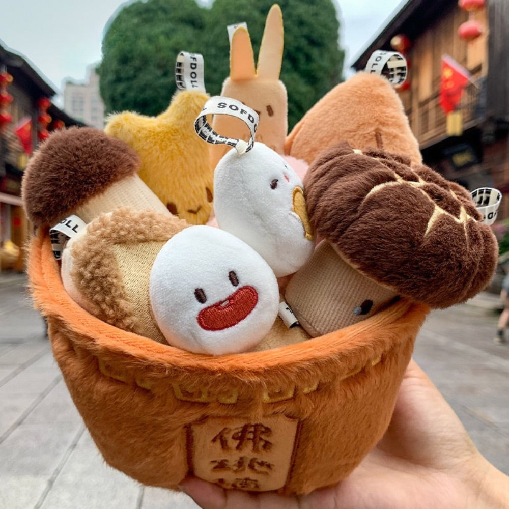 Original Fo Tiao Qiang Plush Charm Set