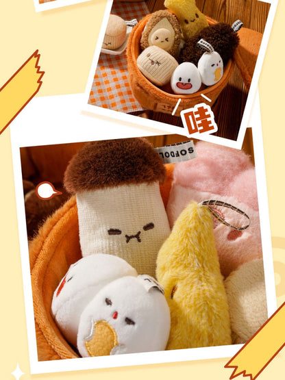 Original Fo Tiao Qiang Plush Charm Set