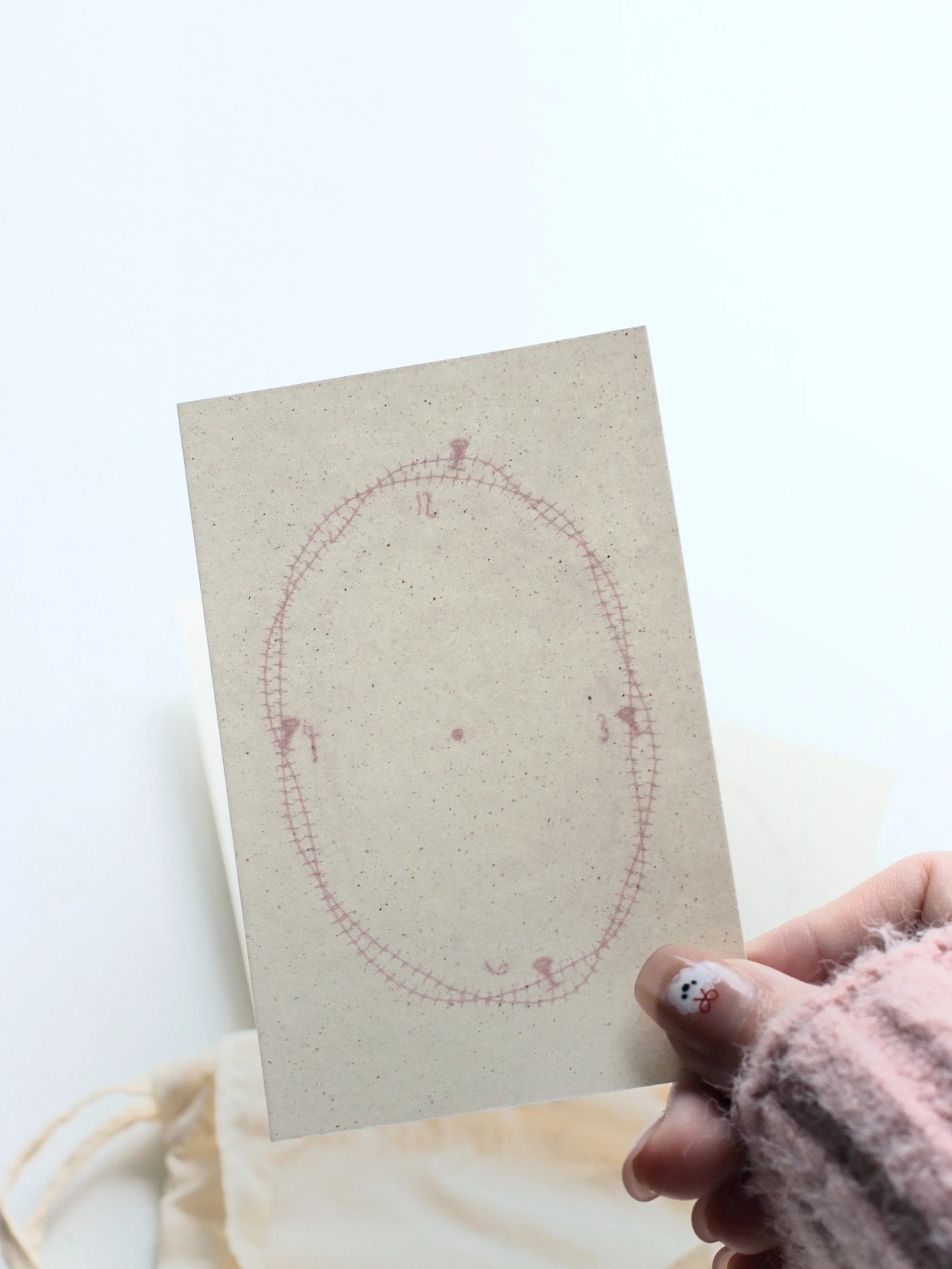 Minimalist Pink Celebration M5 Notepaper/Refill Pages – 8 Sheets