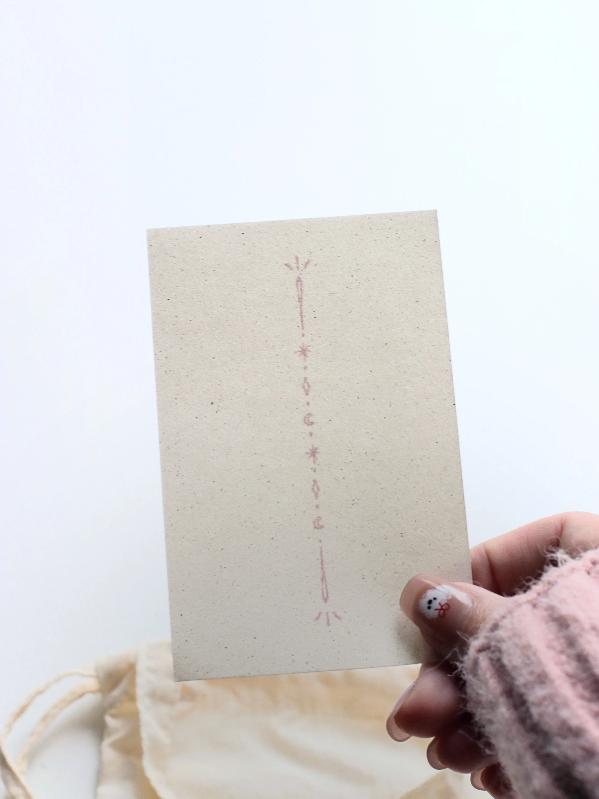 Minimalist Pink Celebration M5 Notepaper/Refill Pages – 8 Sheets