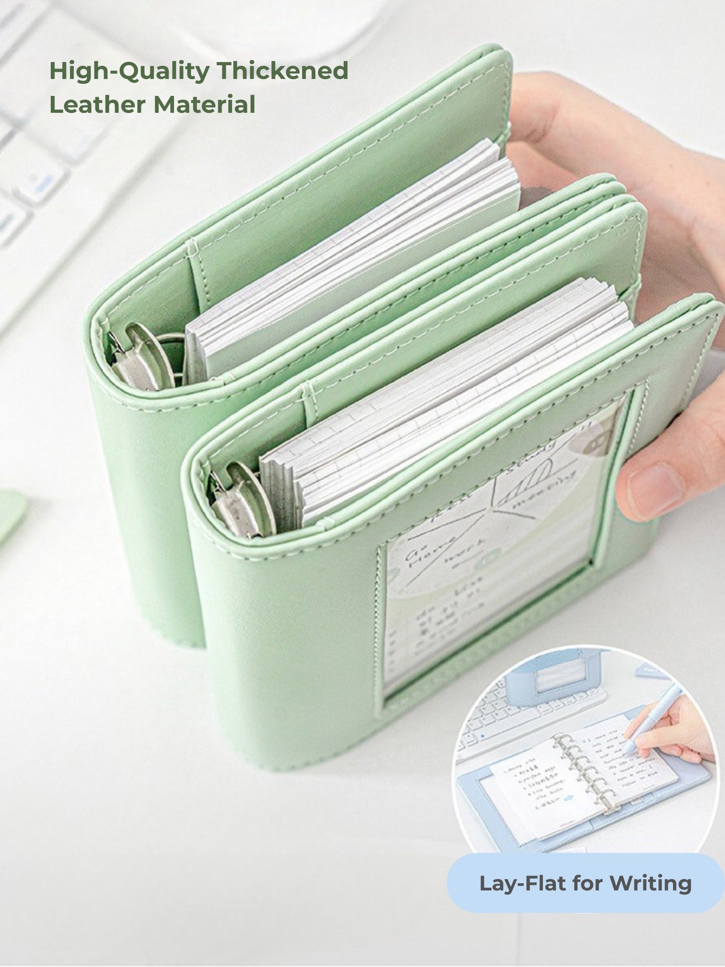 PlanPlan A7 Leather Ita Window Notebook