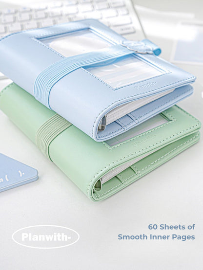 PlanPlan A7 Leather Ita Window Notebook