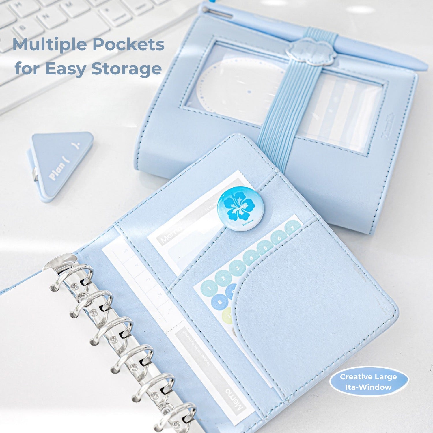 PlanPlan A7 Leather Ita Window Notebook