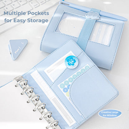 PlanPlan A7 Leather Ita Window Notebook