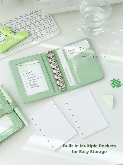 PlanPlan A7 Leather Ita Window Notebook