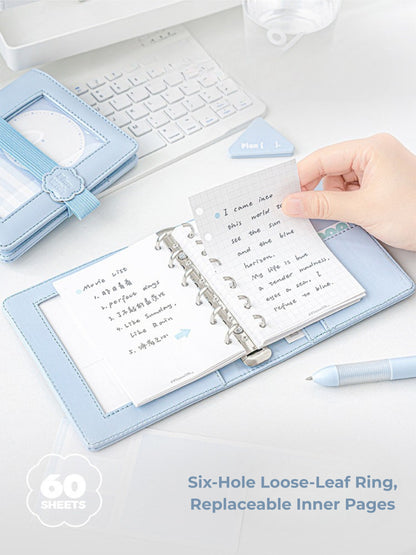 PlanPlan A7 Leather Ita Window Notebook