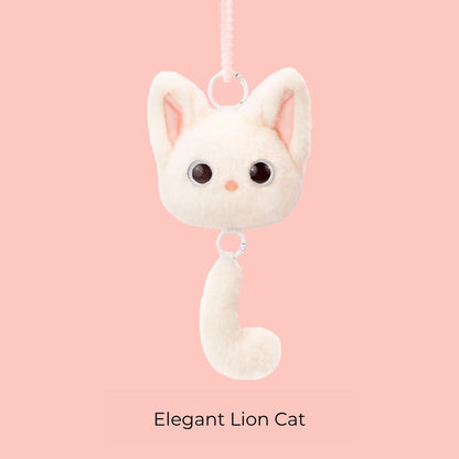 Original Plush Cat Head & Tail Charm Set
