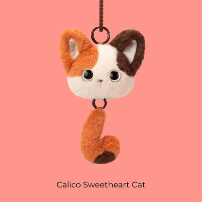 Original Plush Cat Head & Tail Charm Set