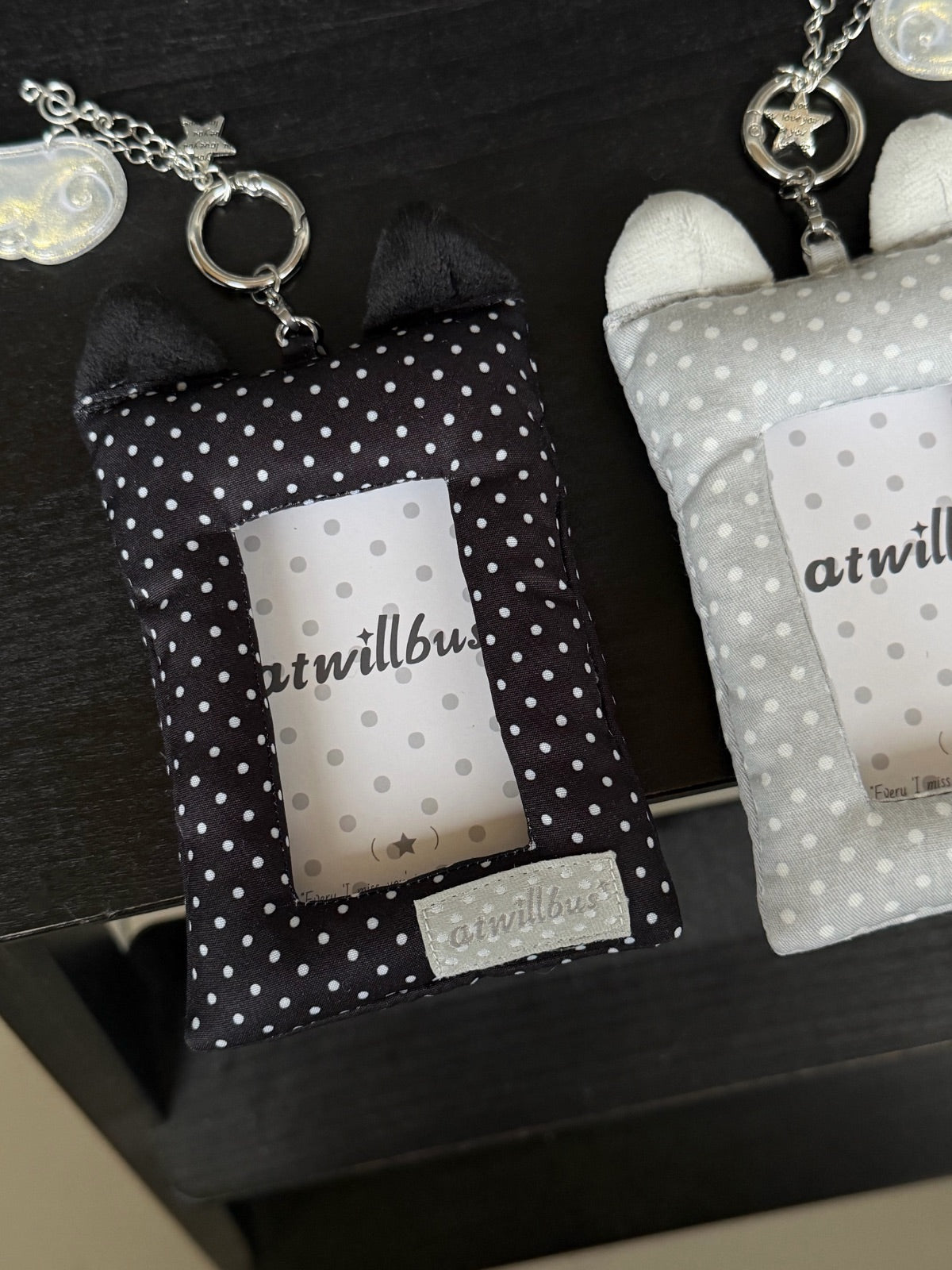 Polka Dot Ear Series Card Holder