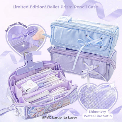 Prism Ballet Ribbon Pencil Pouch – Sparkly Ita-Style Storage Bag