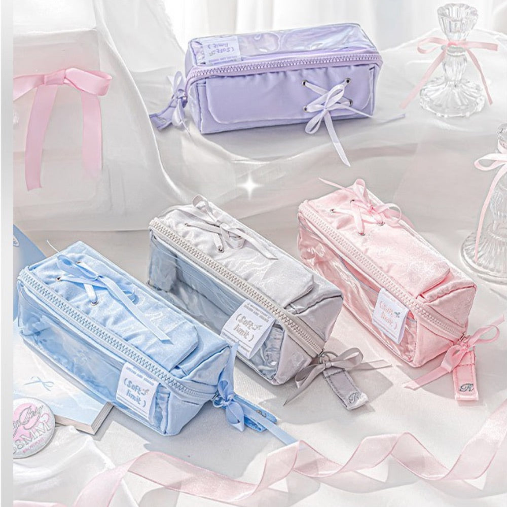 Prism Ballet Ribbon Pencil Pouch – Sparkly Ita-Style Storage Bag