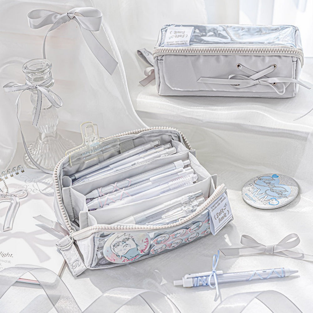 Prism Ballet Ribbon Pencil Pouch – Sparkly Ita-Style Storage Bag