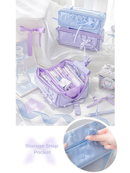 Prism Ballet Ribbon Pencil Pouch – Sparkly Ita-Style Storage Bag