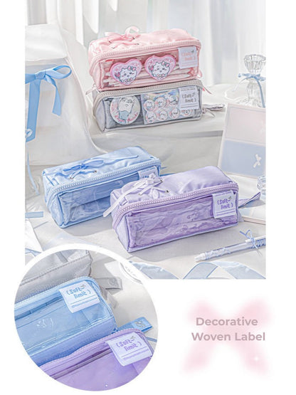 Prism Ballet Ribbon Pencil Pouch – Sparkly Ita-Style Storage Bag