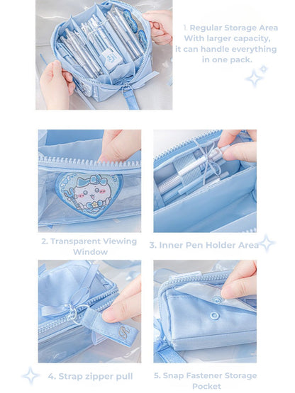 Prism Ballet Ribbon Pencil Pouch – Sparkly Ita-Style Storage Bag