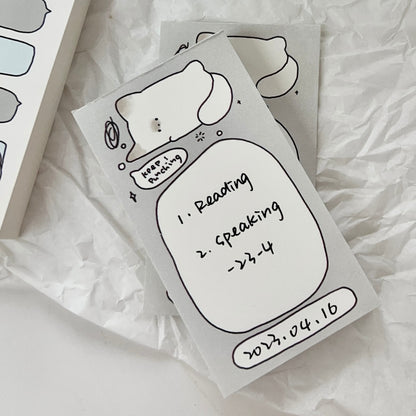 PuPu's Daily Memo Notepads