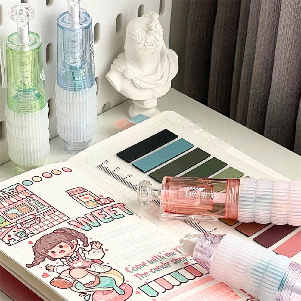 Retractable Dot Glue Pen – Erasable Adhesive Tape Roller