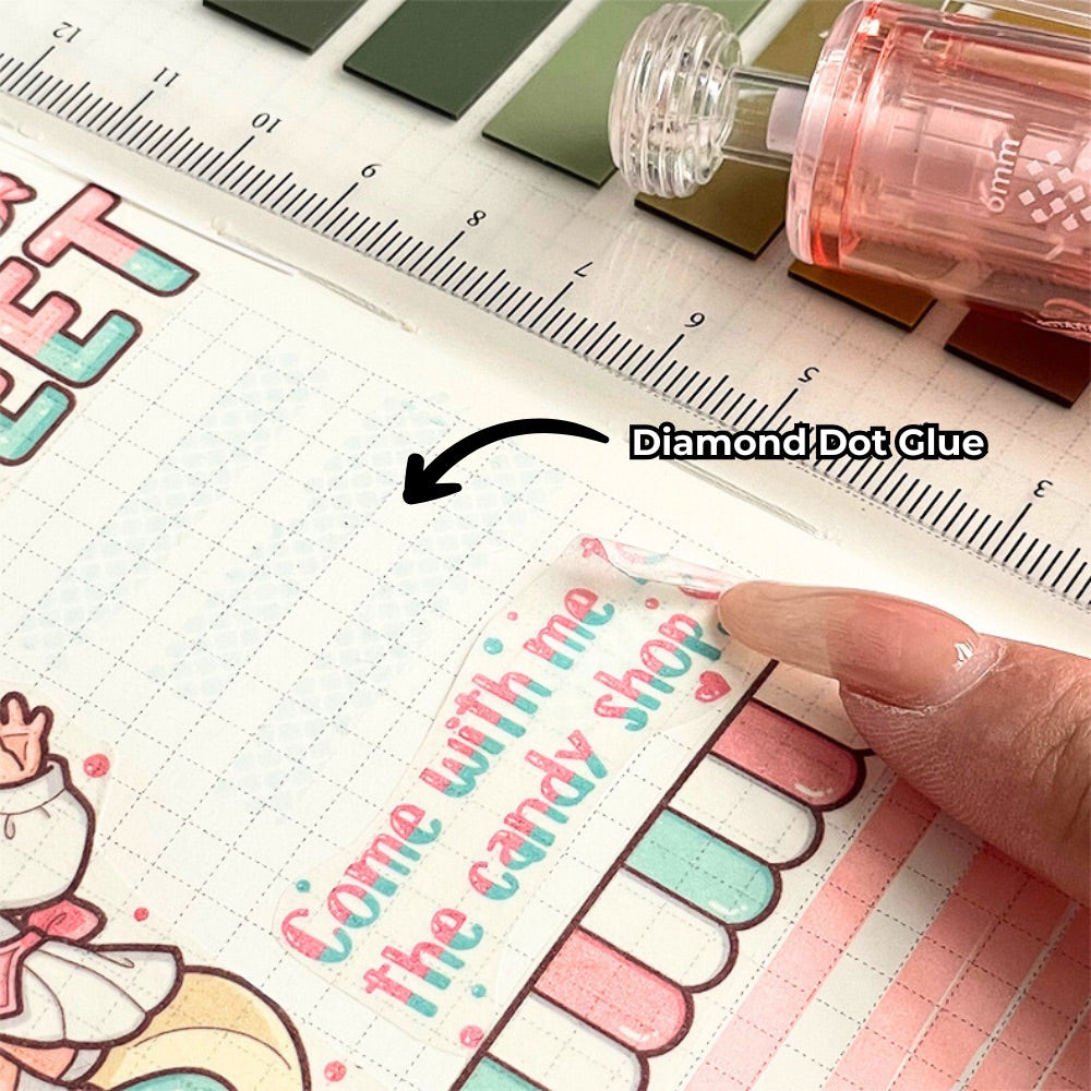 Retractable Dot Glue Pen – Erasable Adhesive Tape Roller