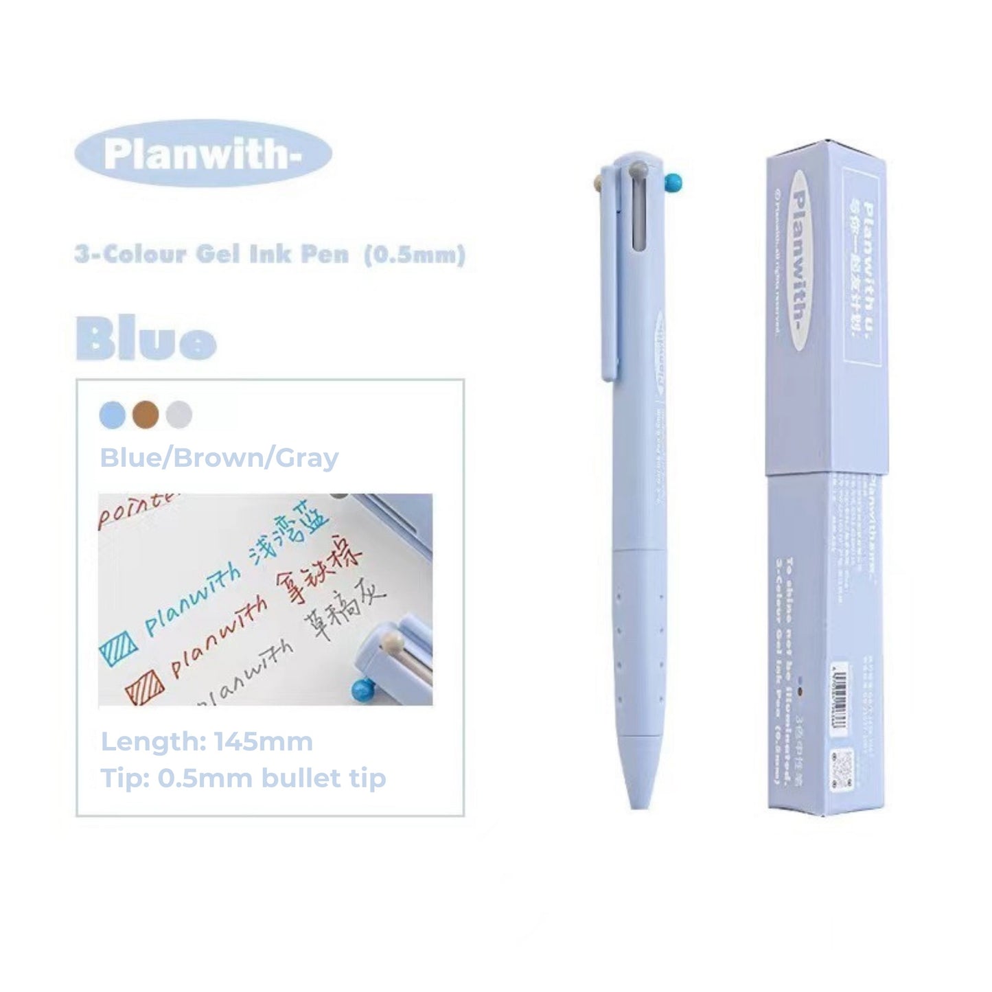 Sign Series 3-in-1 Gel Ink Pen – 0.5mm