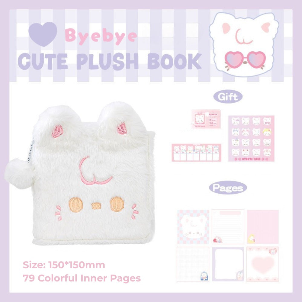 SnugglePals Plush Notebook – Cute Kittens & Puppies Edition