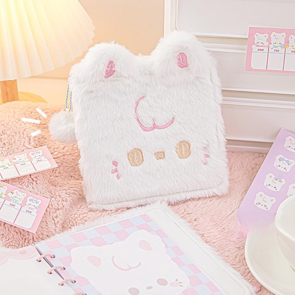 SnugglePals Plush Notebook – Cute Kittens & Puppies Edition