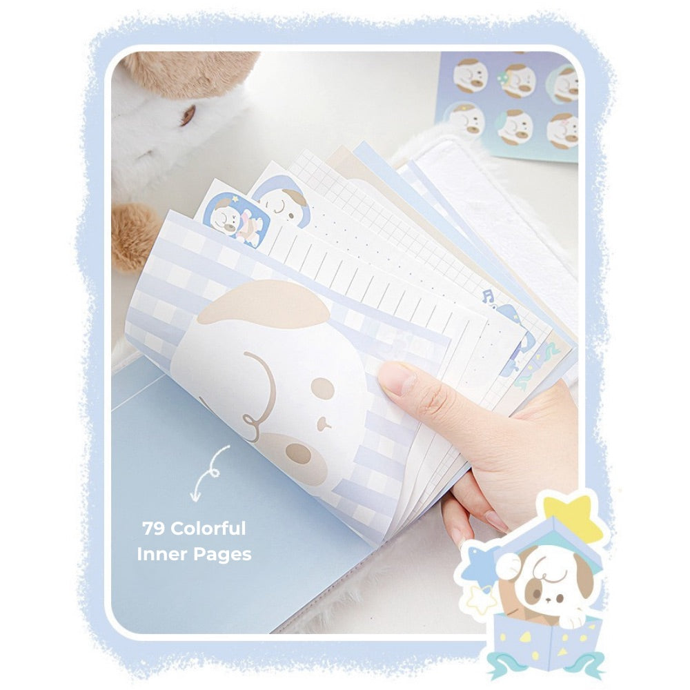 SnugglePals Plush Notebook – Cute Kittens & Puppies Edition