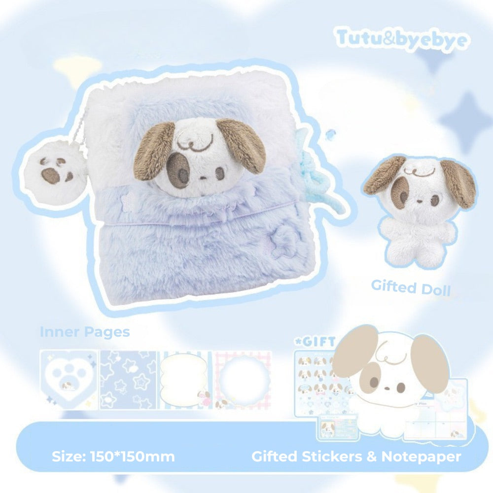 SnugglePals Plush Notebook – Cute Kittens & Puppies Edition