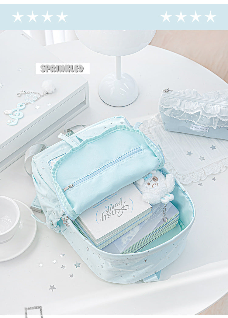 Star Accent Lightweight Daypack for School & Commute