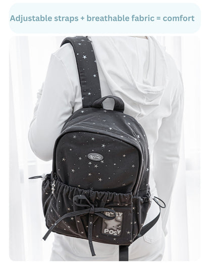 Star Accent Lightweight Daypack for School & Commute